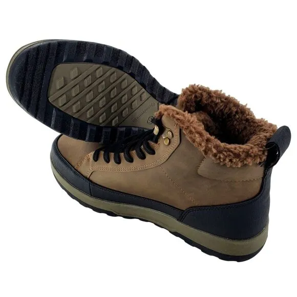 New WEATHERPROOF Winter Boots Mens 9 Logjam Memory Foam Lace-up Outdoor Shoe