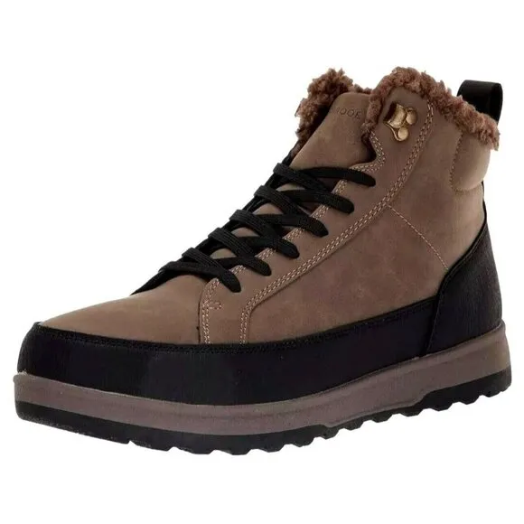 New WEATHERPROOF Winter Boots Mens 9 Logjam Memory Foam Lace-up Outdoor Shoe