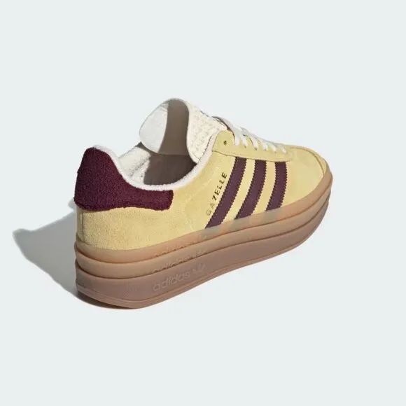 [NEW] Women's adidas Gazelle Bold Shoes 'Almost Yellow' IF5937