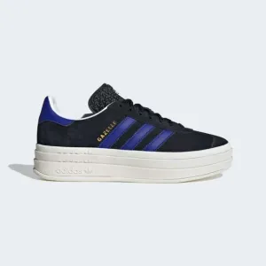[NEW] Women's adidas Gazelle Bold Shoes 'Black' HQ4408