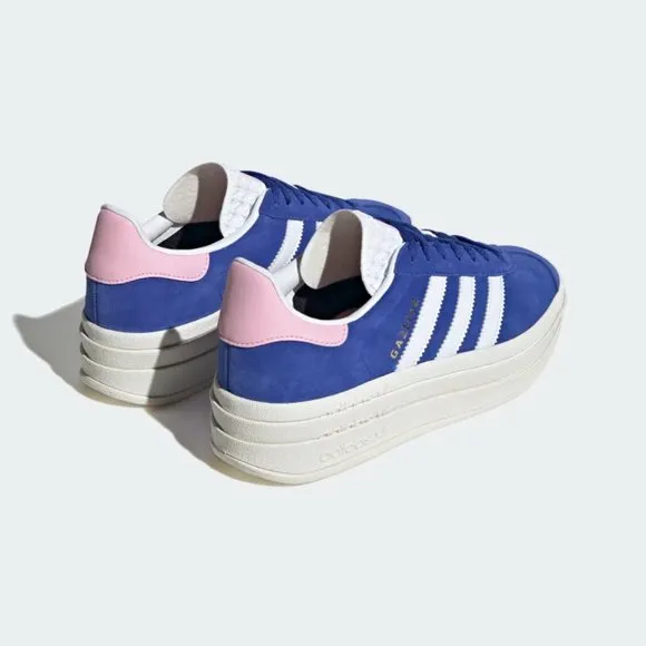 [NEW] Women's adidas Gazelle Bold Shoes Blue HQ6894