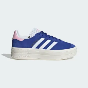 [NEW] Women's adidas Gazelle Bold Shoes Blue HQ6894