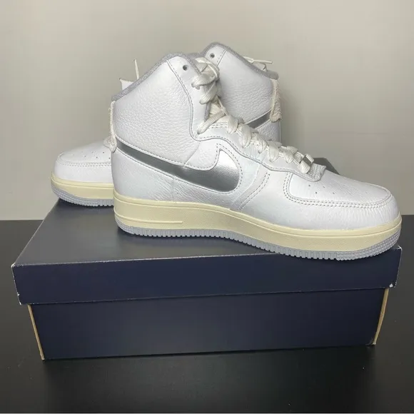 NEW Women's Nike AF1 Sculpt Summit White Sneakers Size 8