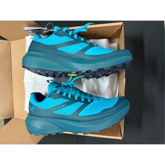 New Arc'teryx Norvan LD 3 GTX Outdoor Trail Running Shoes Blue Tetra Pytheas