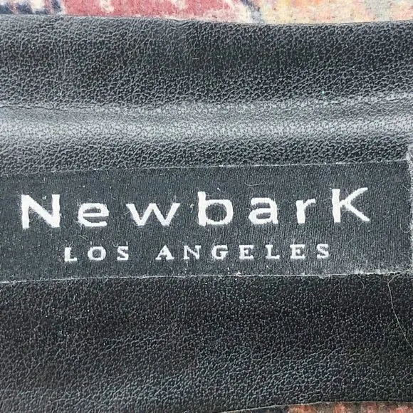 Newbark Los Angeles Paisley Liza Mules Womans Velvet Mule Slippers Size 8