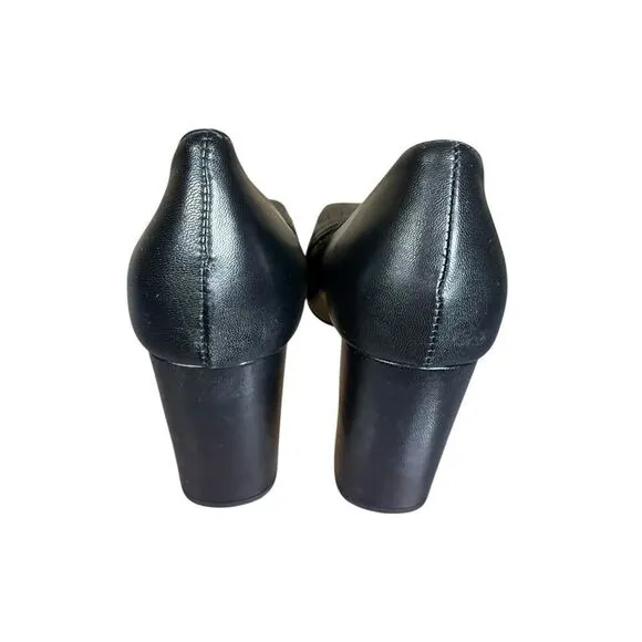 NEW Beautiisoles Made in Italy Women's Loretta Black Leather Fringe Pumps 8