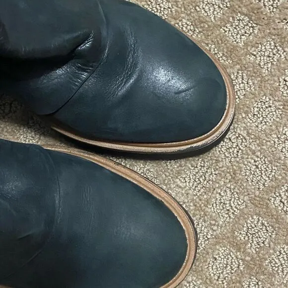 New Free People Jack Zip Ankle Boots in Black 38.5 38 1/2