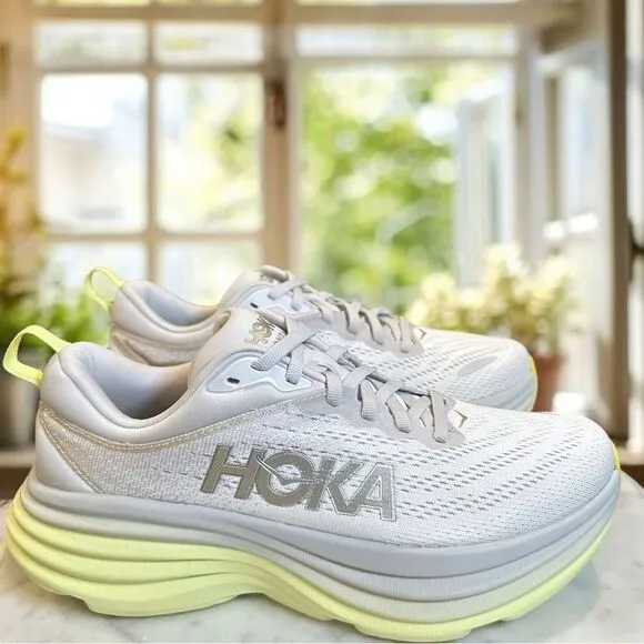 NEW HOKA Bondi 8 Running Shoes Sneakers Womens 7 EU 38 2/3
