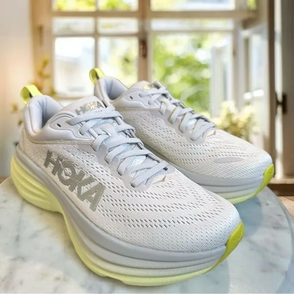 NEW HOKA Bondi 8 Running Shoes Sneakers Womens 7 EU 38 2/3