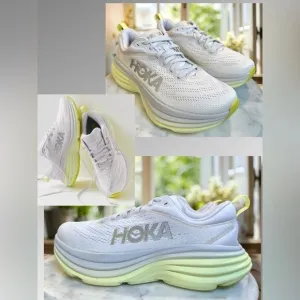 NEW HOKA Bondi 8 Running Shoes Sneakers Womens 7 EU 38 2/3