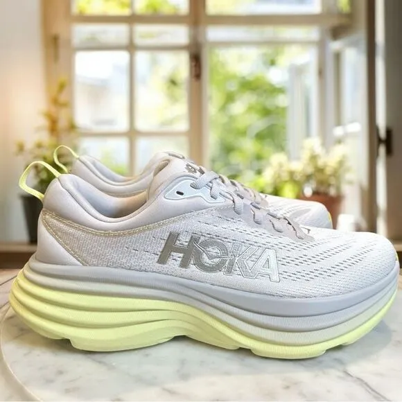 NEW HOKA Bondi 8 Running Shoes Sneakers Womens 7 EU 38 2/3