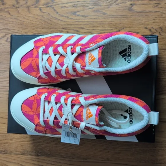 NIB FARM Rio Bravada 2.0 Platform Sneaker Adidas Collab Women's Size 10.5 Tucan