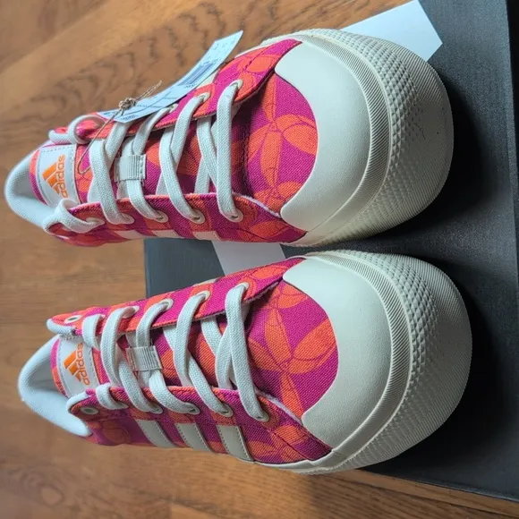 NIB FARM Rio Bravada 2.0 Platform Sneaker Adidas Collab Women's Size 10.5 Tucan