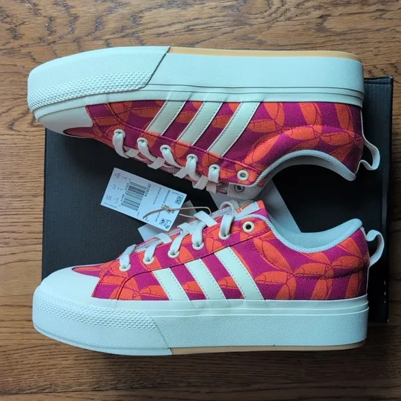 NIB FARM Rio Bravada 2.0 Platform Sneaker Adidas Collab Women's Size 10.5 Tucan