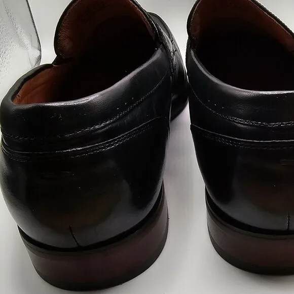 NIB Men's Florsheim Sorrento Moc Toe Penny Loafer Shoes Black Size 14M