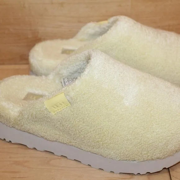 NIB UGG WOMEN'S TERRY SLIDE SLIP ON‎ SLIPPERS YELLOW