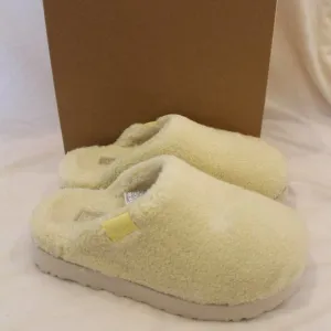 NIB UGG WOMEN'S TERRY SLIDE SLIP ON‎ SLIPPERS YELLOW