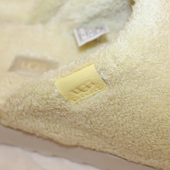 NIB UGG WOMEN'S TERRY SLIDE SLIP ON‎ SLIPPERS YELLOW