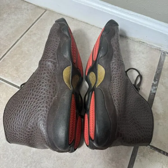 NICE Nike Jordan Horizon Men's 12 Croc Brown Infrared 23 Shoes 822333-205