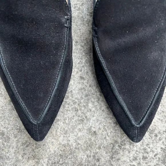 Nicholas Kirkwood Beya Suede Slide Mules Slippers, Size 36.5