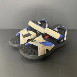 Nike ACG Deschutz Sandals Size 5.5 W Khaki Blue Orange Outdoor Shoes CT3303-200