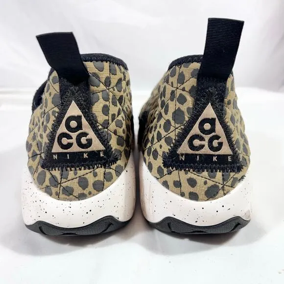 Nike Acg Low Cut Shoes Men 11.5 Cheetah Print Ci9367-201 Slip On Casual Sneakers