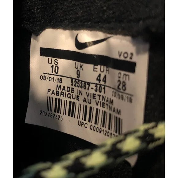 Nike ACG SB Okwahn 525367 Dark Citron Volt NSW Rare Shoes Mens 10 NEW Fast Ship