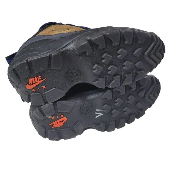 Nike Air 950406 Brown Blue Hiking Shoes 90s US 7 UK 4.5 EUR 38