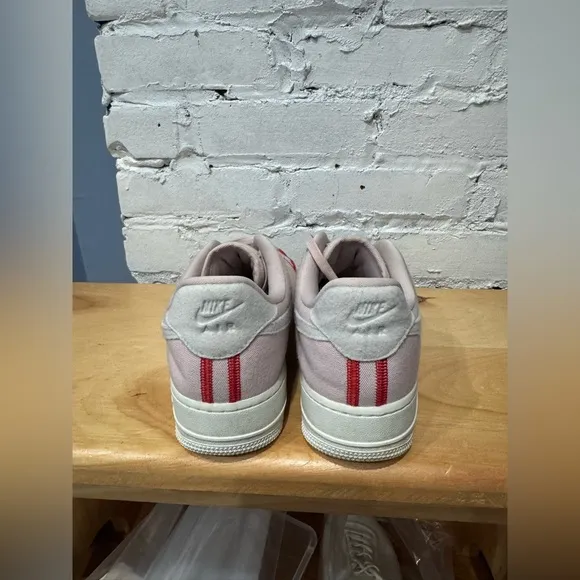 Nike Air Force 1 '07 Low LX Stitched Canvas Women's Size 8.5 Siltstone Red 2020