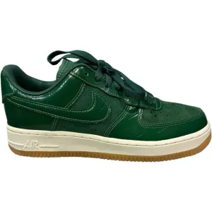 Nike Air Force 1 07 LXAF1 Gorge Green Croc Women's Tennis Shoes DZ2708-300 Sz 7