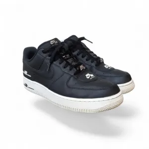 Nike Air Force 1 Low Double Air Low Black White Running Sneakers Men's Size 8