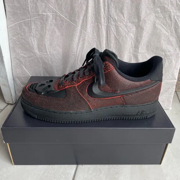 Nike Air Force 1 Retro HWN QS Black/Crimson Men’s size 12