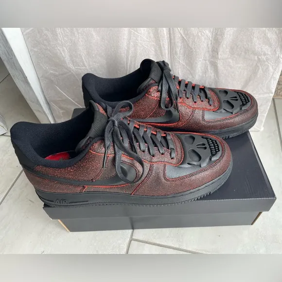 Nike Air Force 1 Retro HWN QS Black/Crimson Men’s size 12