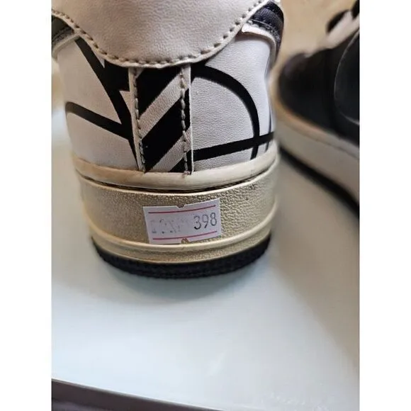 Nike Air Force 1  Women's LV8 Black Shoes Size 8.5.   GS 7Y.   398