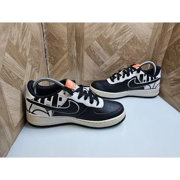 Nike Air Force 1  Women's LV8 Black Shoes Size 8.5.   GS 7Y.   398