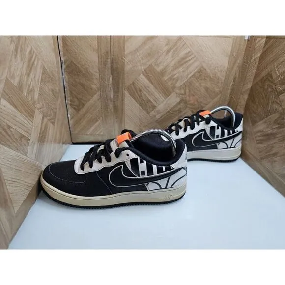 Nike Air Force 1  Women's LV8 Black Shoes Size 8.5.   GS 7Y.   398