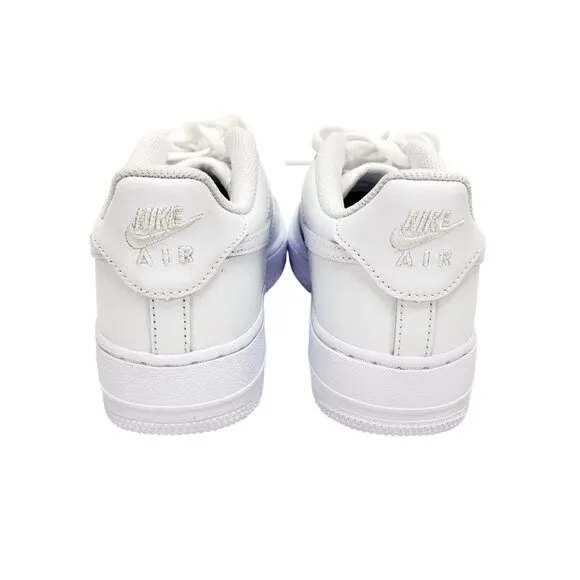 Nike Air Force 1 Youth Shoes DH2920-111 White Leather Size 6.5Y EU 39 Sneakers