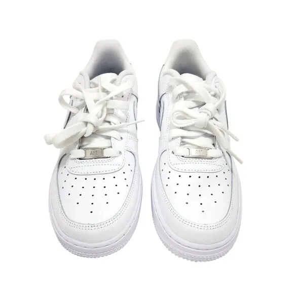 Nike Air Force 1 Youth Shoes DH2920-111 White Leather Size 6.5Y EU 39 Sneakers