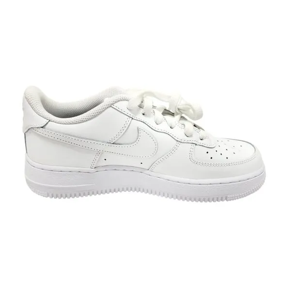Nike Air Force 1 Youth Shoes DH2920-111 White Leather Size 6.5Y EU 39 Sneakers