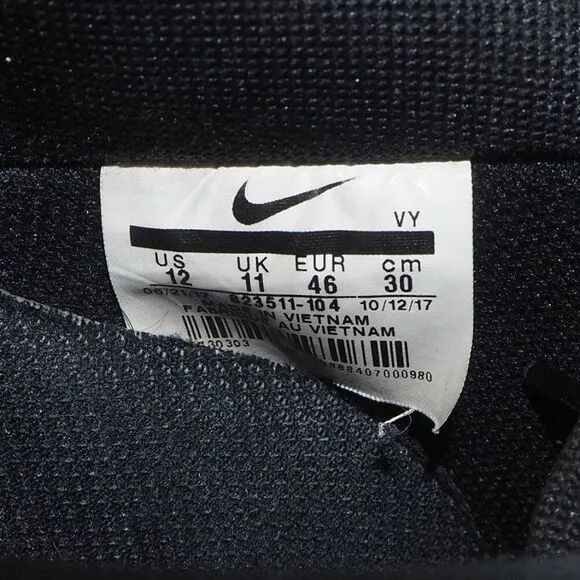 Nike Air Force 1 '07 LV8 'White Black Orange' Sneakers 823511-104 Men's 12