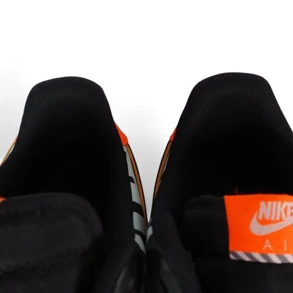Nike Air Force 1 '07 LV8 'White Black Orange' Sneakers 823511-104 Men's 12