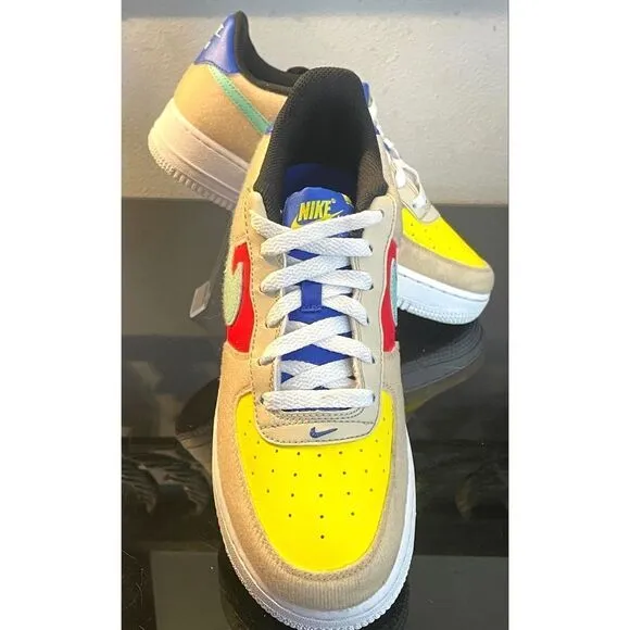 Nike Air Force 1 LV8 1 FM7818-100 Low Top Sneaker Shoes Size 6.5Y