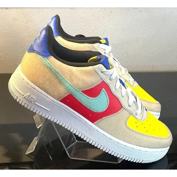 Nike Air Force 1 LV8 1 FM7818-100 Low Top Sneaker Shoes Size 6.5Y