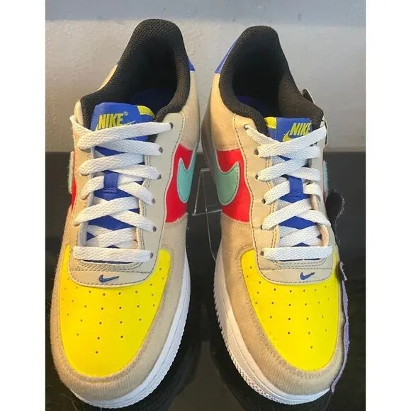 Nike Air Force 1 LV8 1 FM7818-100 Low Top Sneaker Shoes Size 6.5Y