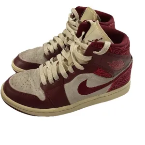 Nike Air Jordan 1 Mid SE Women’s Size 6 University Red Stylish &amp; Iconic Sneakers