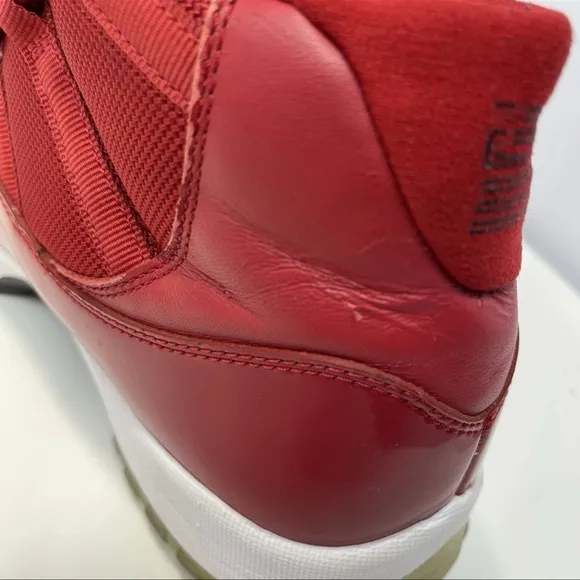 Nike Air Jordan 11 Retro High Win Like '96 Red White Sz 10.5 OG 378037-623