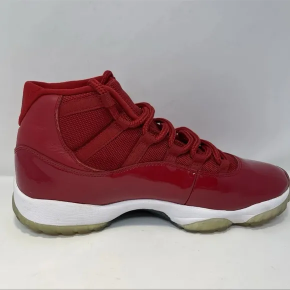 Nike Air Jordan 11 Retro High Win Like '96 Red White Sz 10.5 OG 378037-623