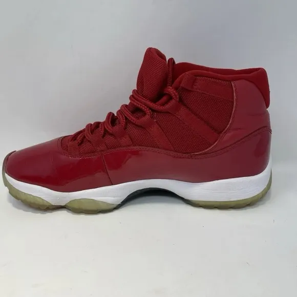 Nike Air Jordan 11 Retro High Win Like '96 Red White Sz 10.5 OG 378037-623