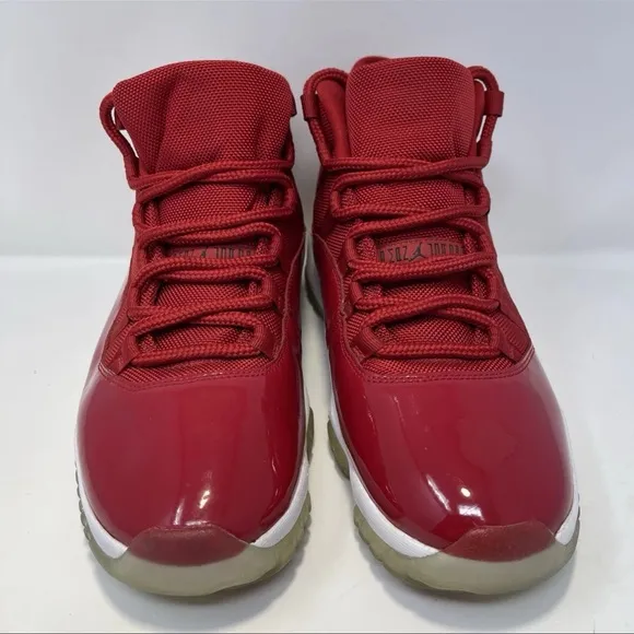 Nike Air Jordan 11 Retro High Win Like '96 Red White Sz 10.5 OG 378037-623
