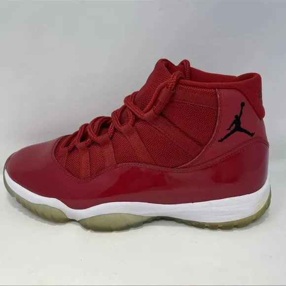 Nike Air Jordan 11 Retro High Win Like '96 Red White Sz 10.5 OG 378037-623